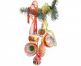 flat flower kerststicker oranje eur 9,50 incl. btw